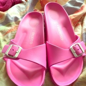 Pink Madrid Birkenstocks!! Never worn outside